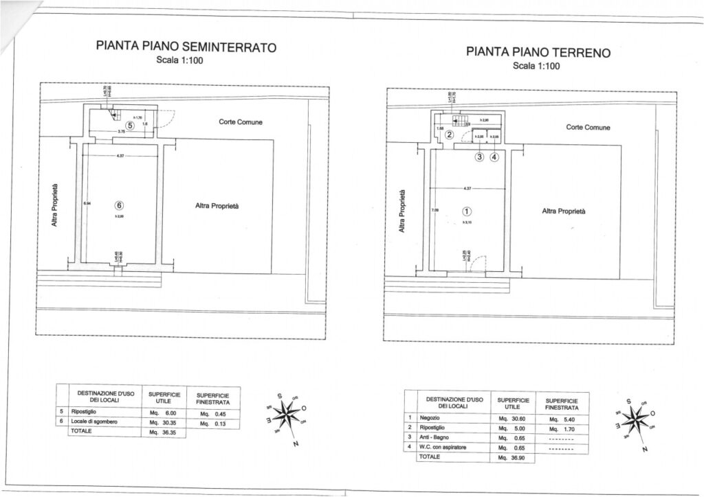 Chiusi vendesi negozio di mq 33